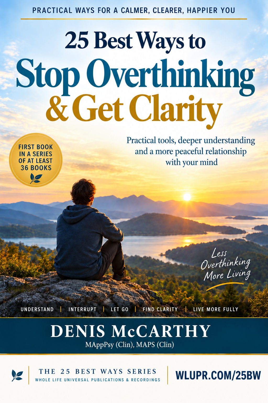 25 Best Ways to Stop Overthinking & Get Clarity book cover